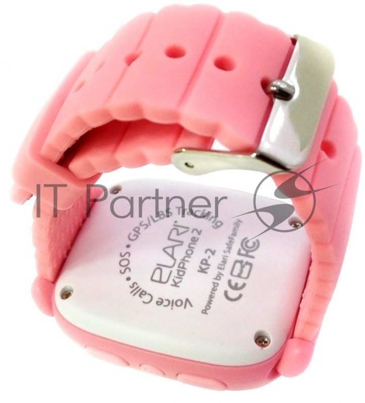 Умные часы ELARI KIDPHONE 2 розовые Яркий цветной сенсорный дисплей с диагональю 1.4”. Модуль GPS/ГЛОНАСС/LBS-трекинга. Поддерживаемые частоты: GSM/EDGE (900/1800). Входящие (с разрешенных номеров) и исходящие звонки. Аудиомониторинг обстановки вокру