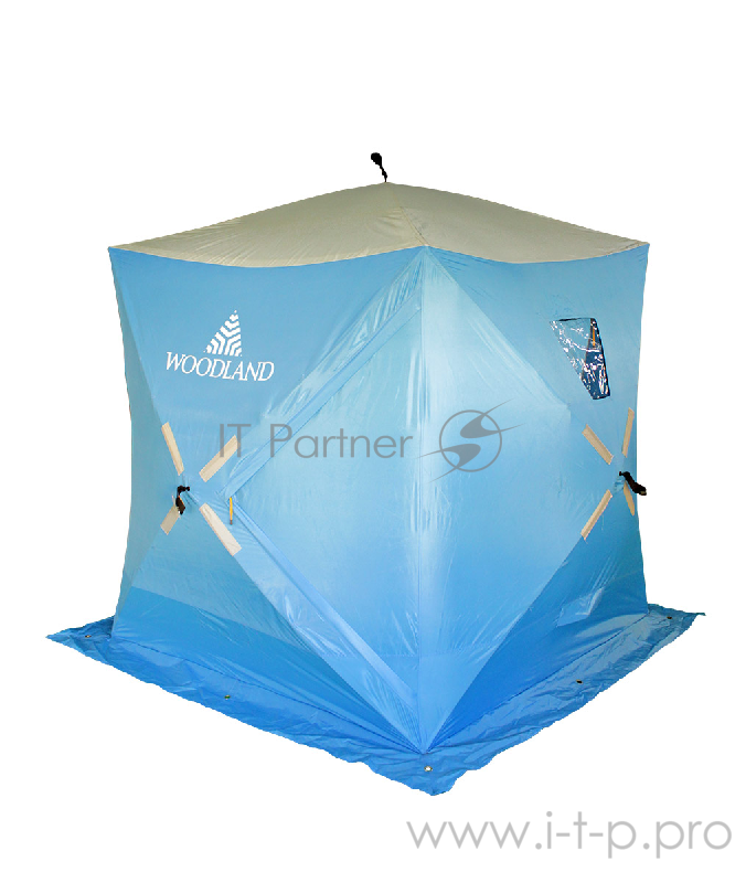 Палатка зимняя WOODLAND ICE FISH 4, 180х180х210 см (синий)NEW