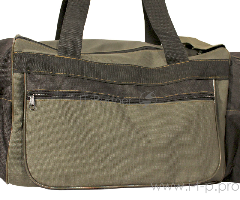 Сумка дорожная 30л, 3 кармана, олива