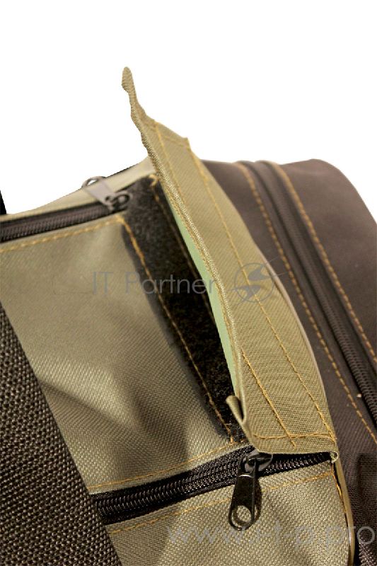 Сумка дорожная 30л, 3 кармана, олива