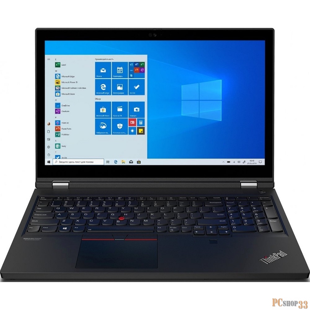 Ноутбук Lenovo ThinkPad P17 17.3 FHD (1920x1080) IPS/ i7-10750H/ 1 x 16GB DDR4 2933MHz/ 512GB M.2 PCI-e SSD/ -/ Quadro T1000 4GB GDDR6 128 bit MAX-P 50W/ Non-WWAN, not upgradable/ FPR/ IR + 720p/ backlit/ SCR/ 94Wh 6 cell integrated/ 170W slim tip/ 1