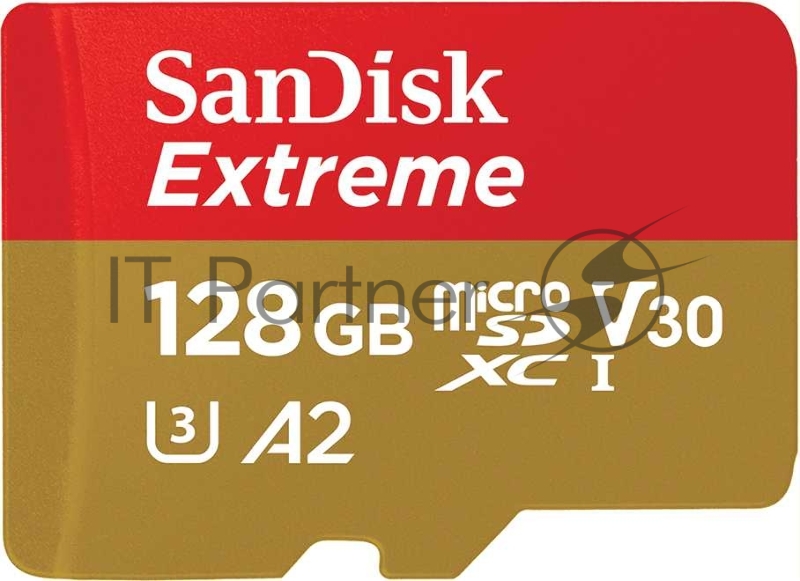 Флеш карта microSDXC 128Gb Class10 Sandisk SDSQXA1-128G-GN6GN Extreme