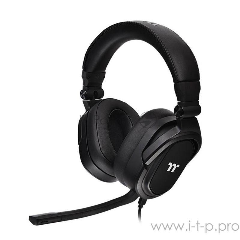 Наушники с микрофоном Thermaltake Argent H5 Stereo черный накладные оголовье (GHT-THF-ANECBK-30)