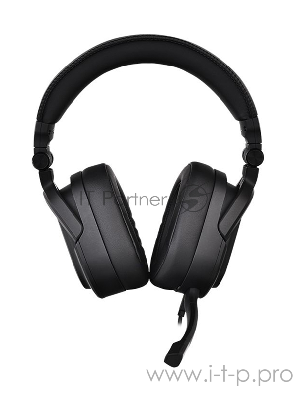 Наушники с микрофоном Thermaltake Argent H5 Stereo черный накладные оголовье (GHT-THF-ANECBK-30)