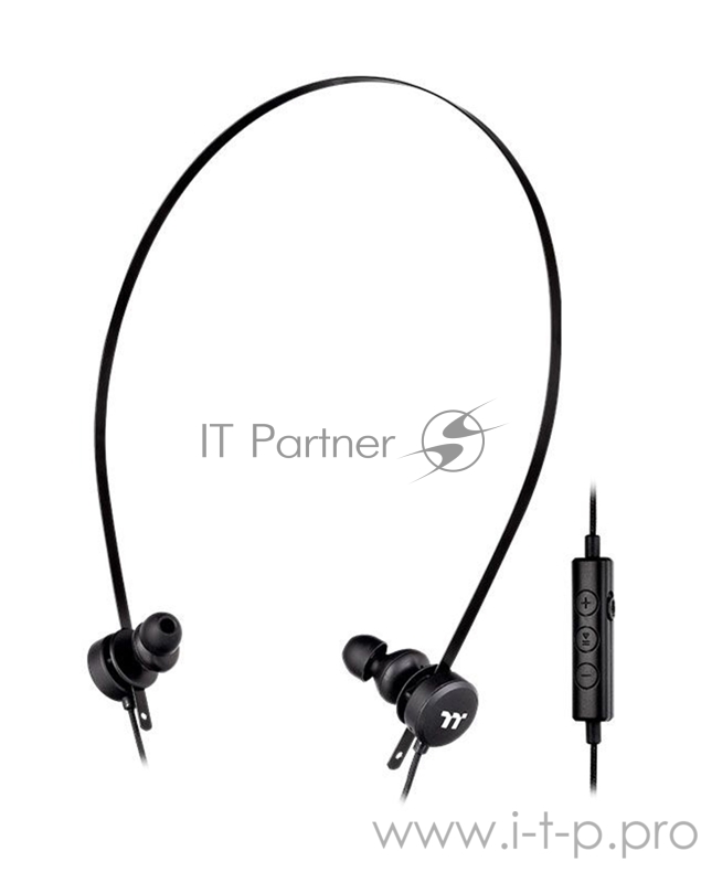 Наушники с микрофоном Thermaltake Isurus Pro V2 черный вкладыши оголовье (GHT-IST-ANIBBK-34)