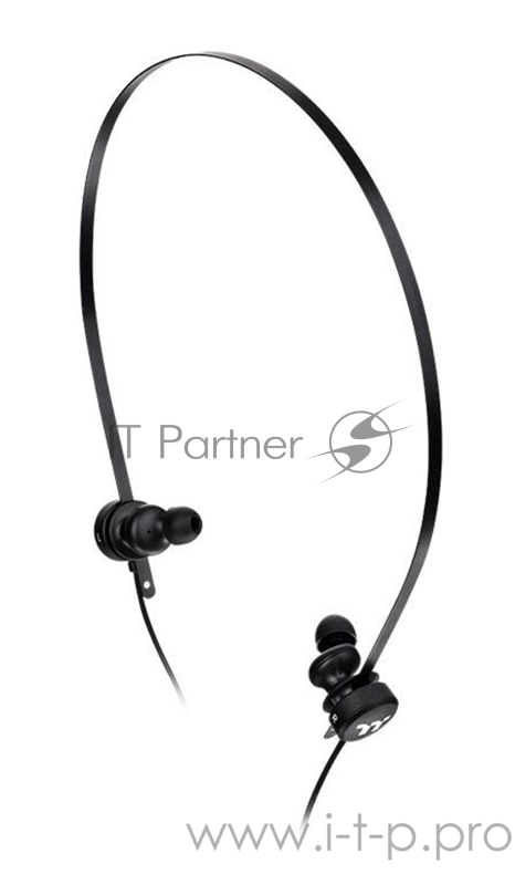 Наушники с микрофоном Thermaltake Isurus Pro V2 черный вкладыши оголовье (GHT-IST-ANIBBK-34)