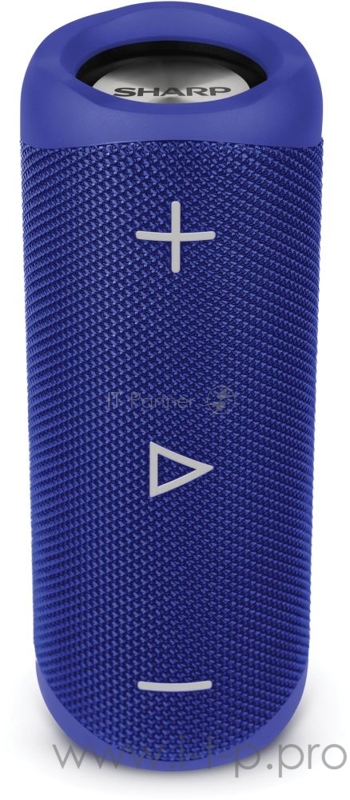 Колонка порт. Sharp GXBT280BL синий 20W 1.0 BT/3.5Jack 2800mAh