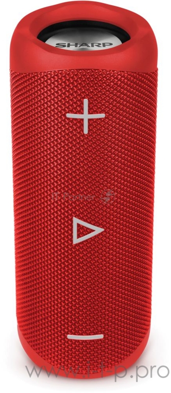 Колонка порт. Sharp GXBT280RD красный 20W 1.0 BT/3.5Jack 2800mAh