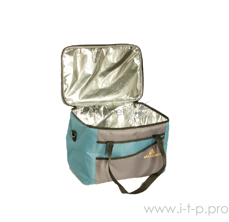 Сумка изотермическая Woodland ISOTERM 22 л., бирюзово-серый