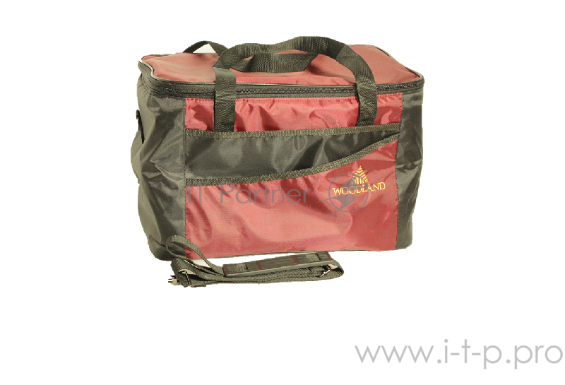 Сумка изотермическая Woodland ISOTERM 22 л., бордово-черный