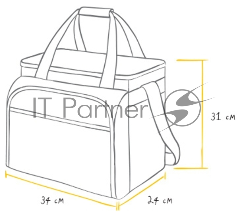 Сумка-термос Арктика 4100-3 13.5л. синий/рисунок (4100-3D/BLU)