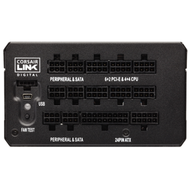 Блок питания Corsair RM1000i 1000W ATX (24+4x4+8x6/8пин) Cable Management (CP-9020084-EU)