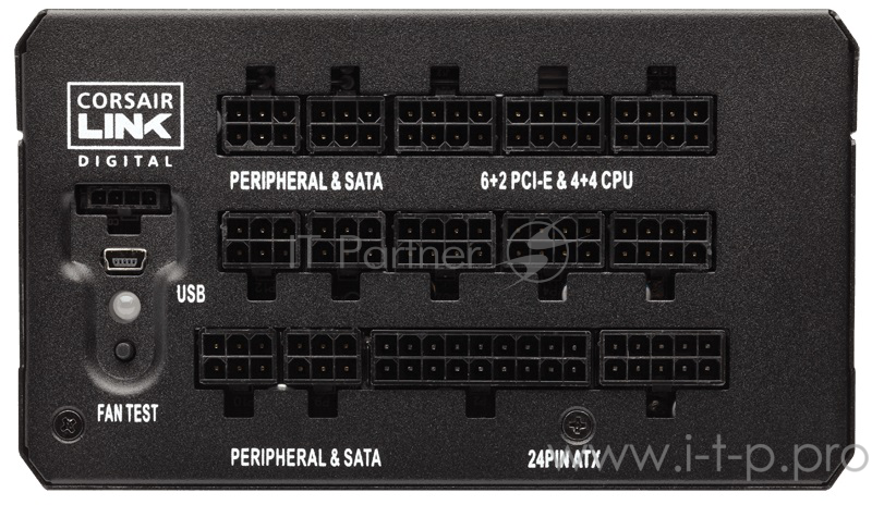 Блок питания Corsair RM1000i 1000W ATX (24+4x4+8x6/8пин) Cable Management (CP-9020084-EU)