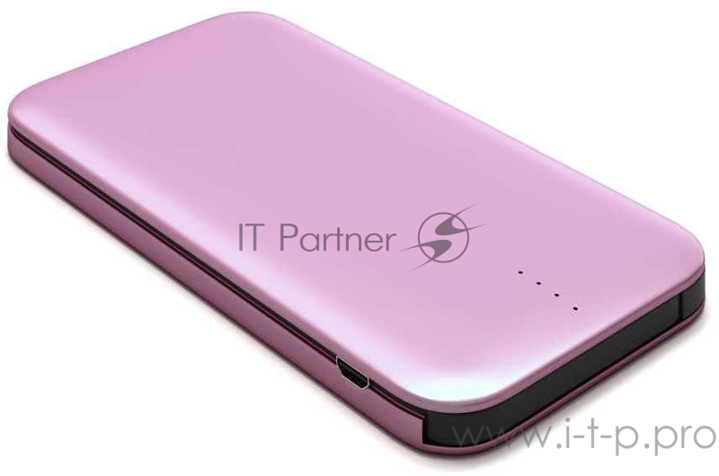 Мобильный аккумулятор Redline B8000 Li-Pol 8000mAh 2.4A розовое золото 1xUSB (чехол в комплекте)