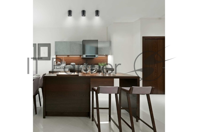 Светильник светодиодный накладной HD007 12W (черный) 4100K 79x100мм | HD007 | Gauss