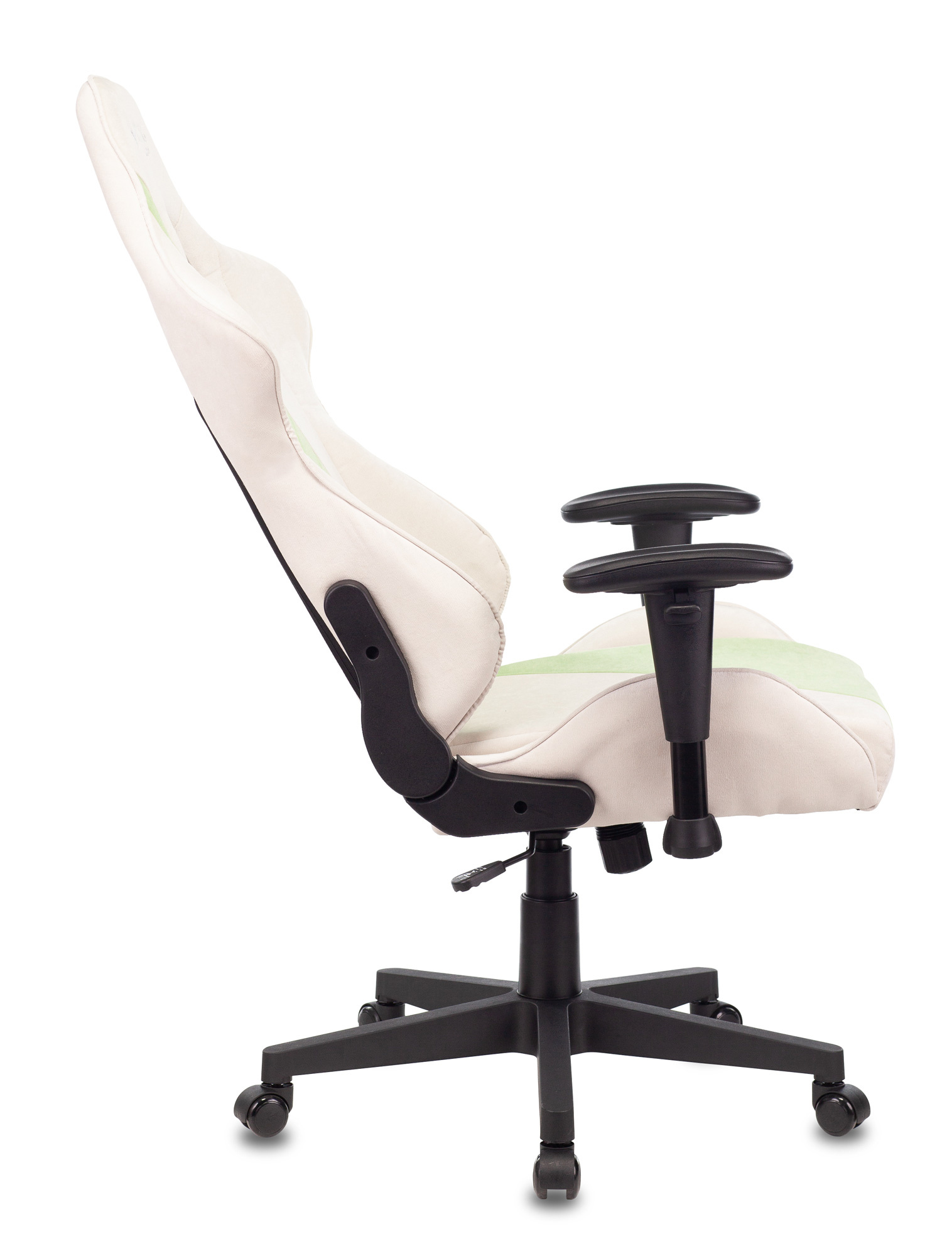 Кресло игровое Бюрократ VIKING X белый/зеленый