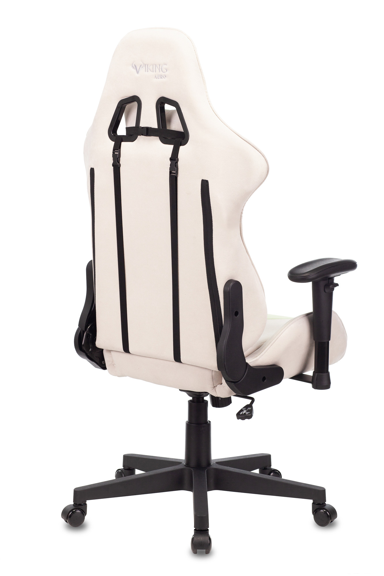 Кресло игровое Бюрократ VIKING X белый/зеленый