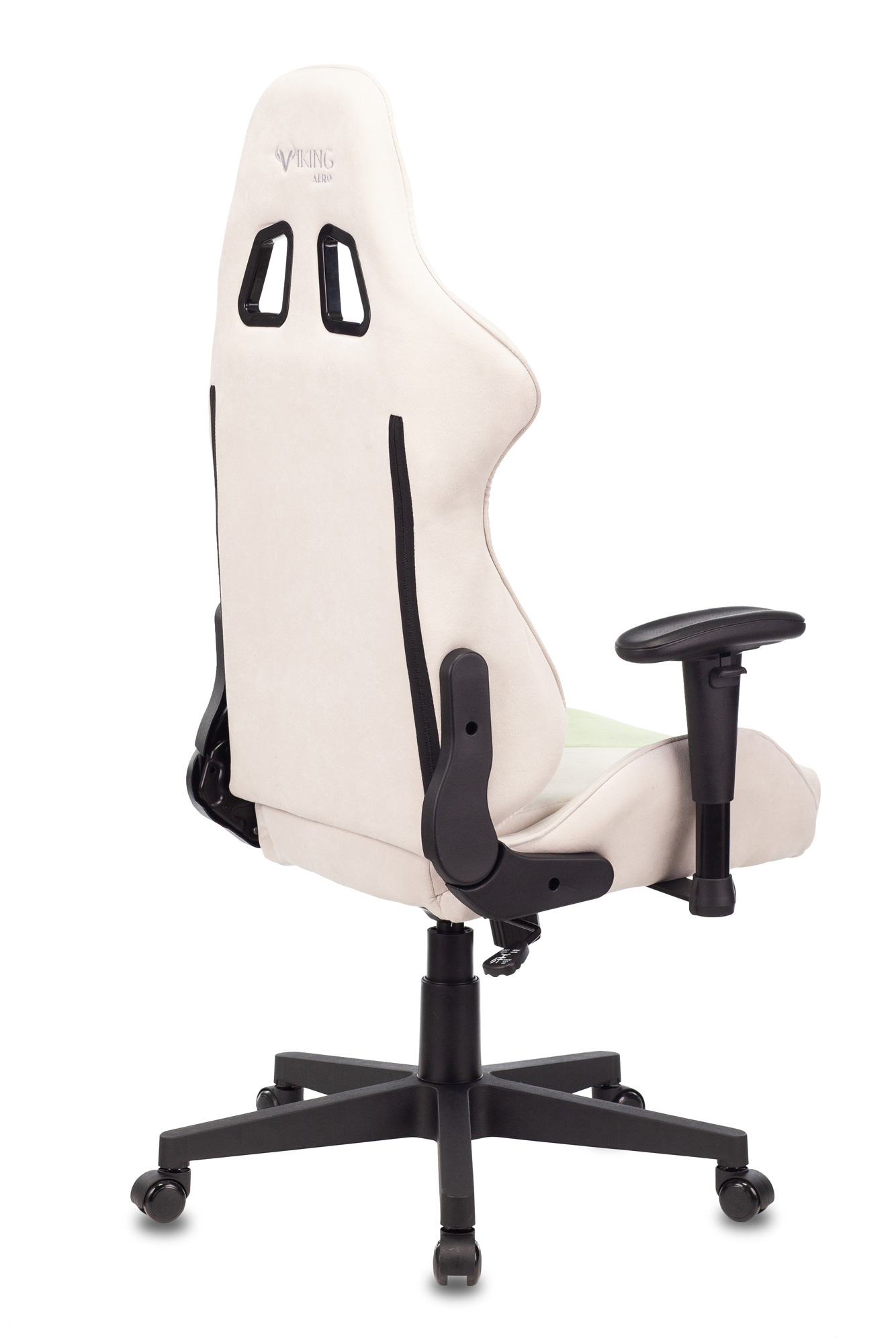 Кресло игровое Бюрократ VIKING X белый/зеленый