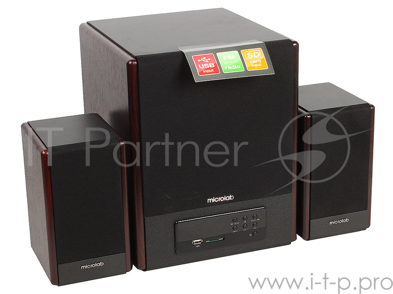 Колонки MICROLAB FC530U USB wooden {2.1, SD,USB,FM}