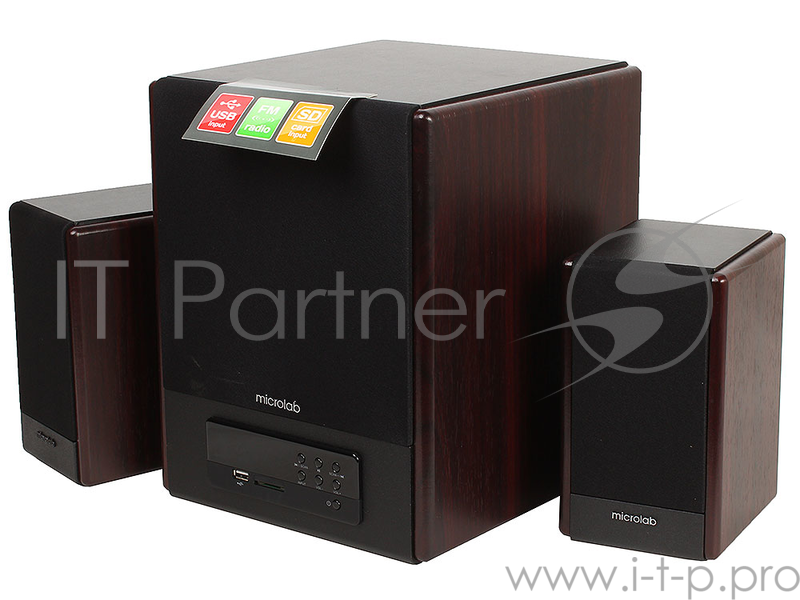 Колонки MICROLAB FC530U USB wooden {2.1, SD,USB,FM}