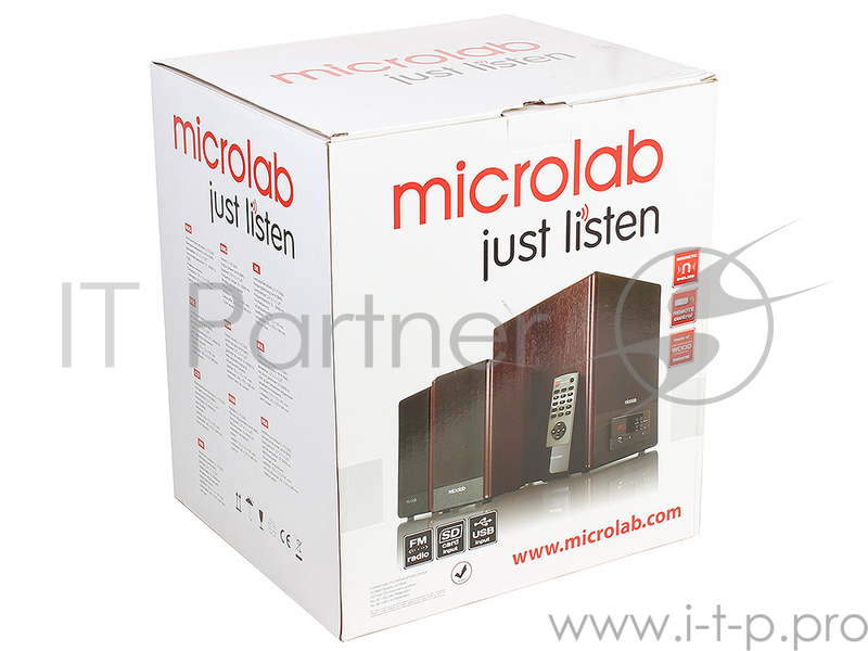 Колонки MICROLAB FC530U USB wooden {2.1, SD,USB,FM}