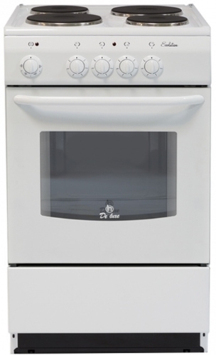 Электрическая плита De Luxe 5004.12э белый