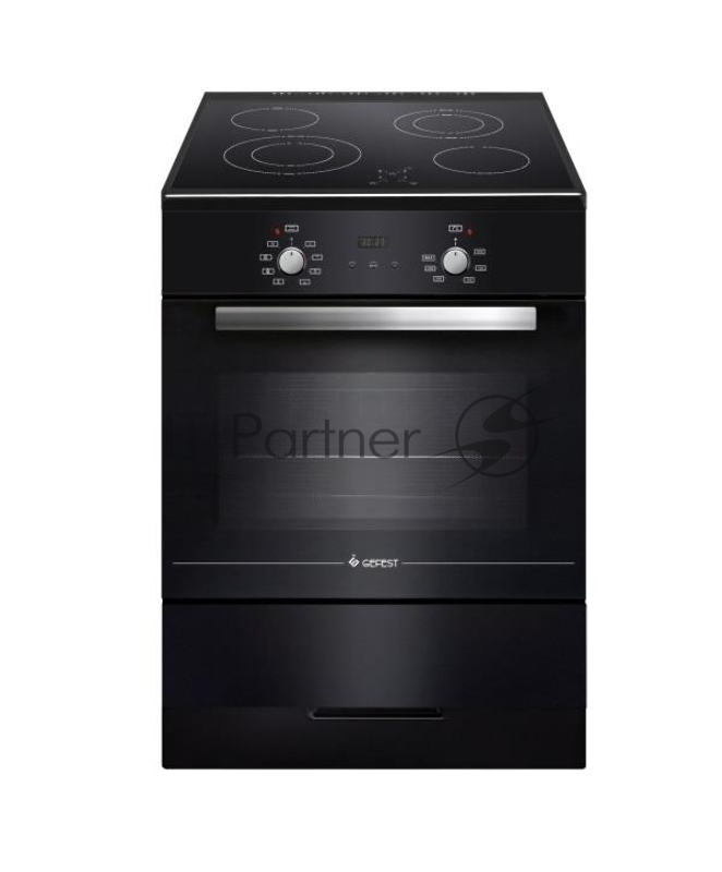 Плита электрическая GEFEST 6560-03 0058 черный