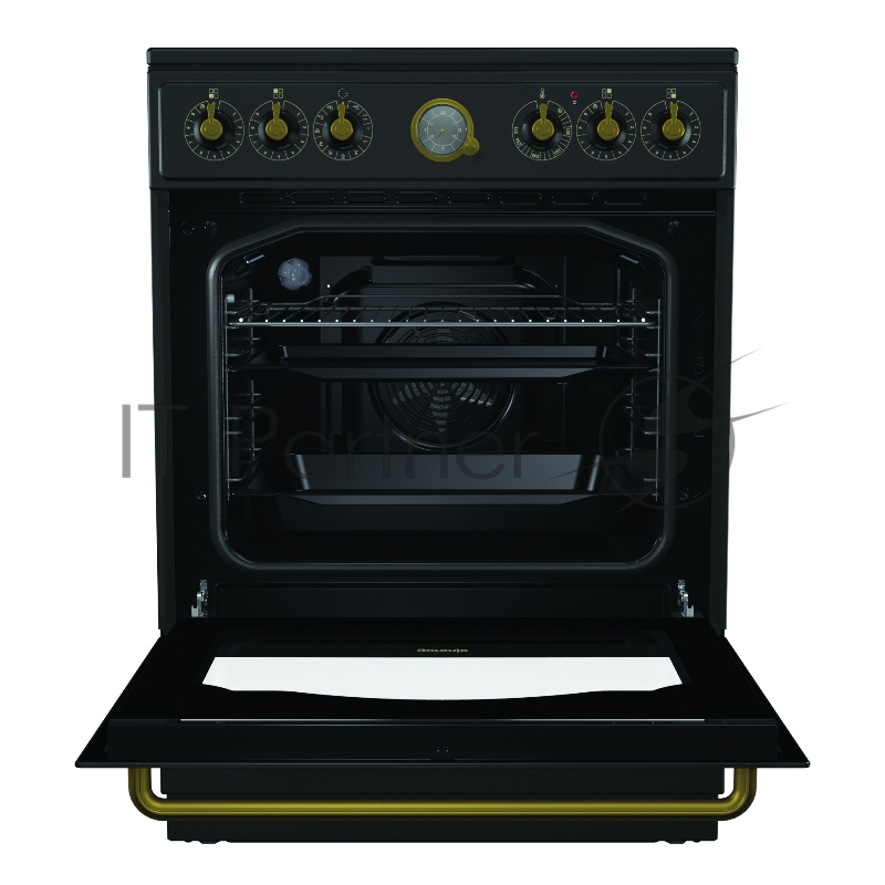 Плита Электрическая Gorenje EC62CLB антрацит стеклокерамика