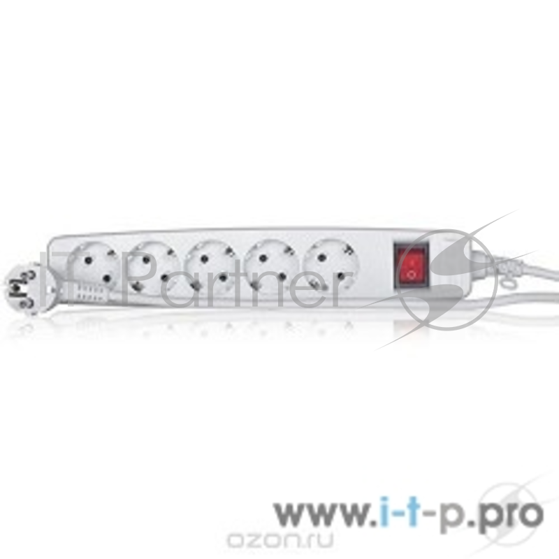 ЭРА Удлинители бытовые, Сетевые фильтры ЭРА C0039532 Сетевой фильтр SF-5es-4m-W белый {3x1 мм2, со шт, с выкл, 5гн, 4м, защита от короткого замыкания, от перегрузки, от импульсных и высокочастнотных помех}