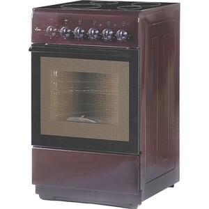 Плита Электрическая Flama BES 2411 B коричневый стеклокерамика (без крышки)