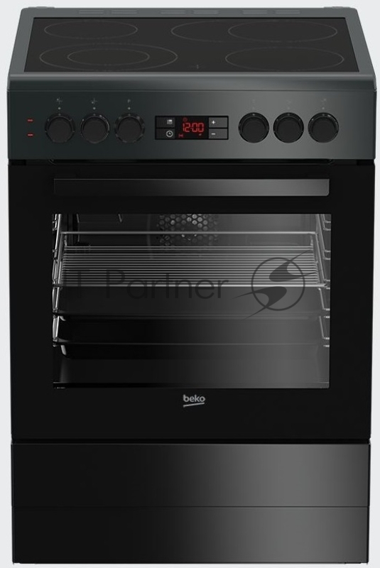 Плита электрическая BEKO FSM67320GAS черный