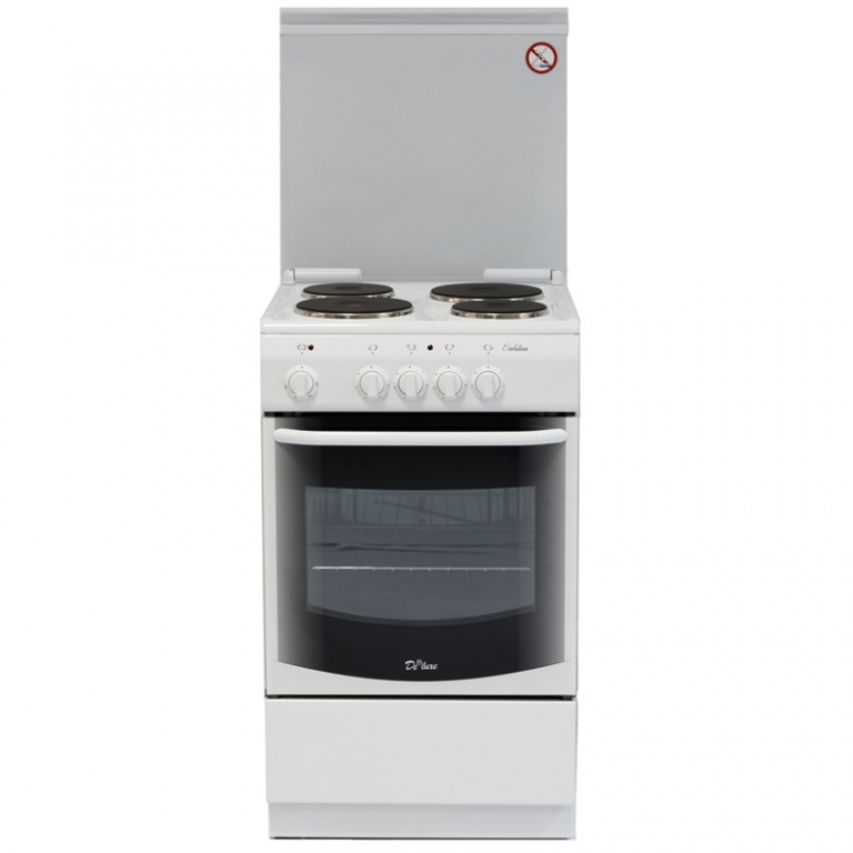 Плита Электрическая De Luxe 5004.13Э КР белый