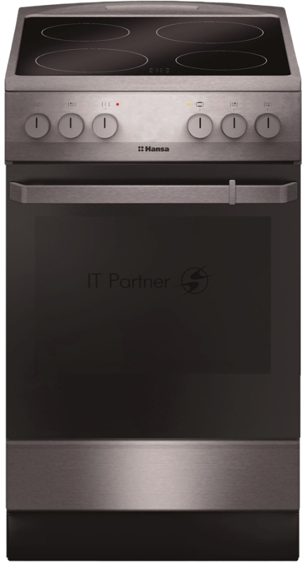 Плита Электрическая Hansa FCCX54100 серебристый