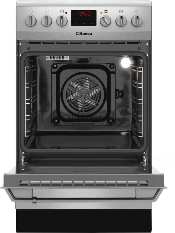 Плита Электрическая Hansa FCCX59129 серебристый