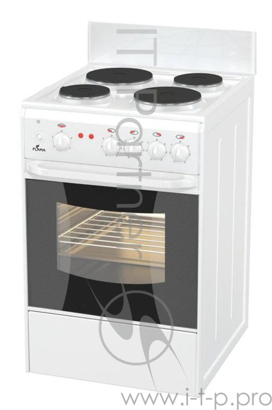 Плита Электрическая Flama AE 1402 W белый