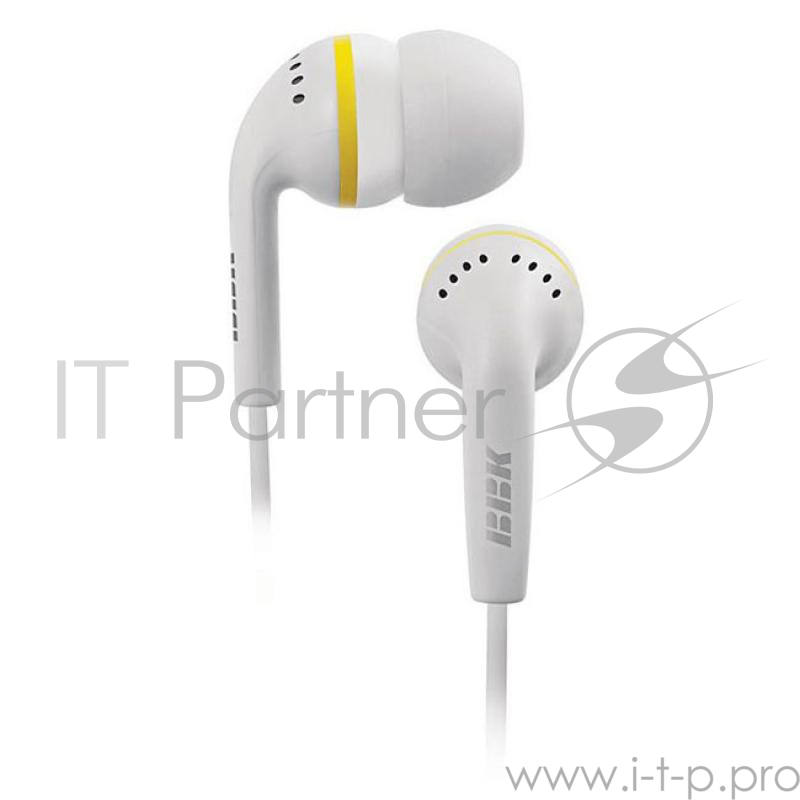 Наушники, микрофоны BBK Наушники BBK EP-1240S черный