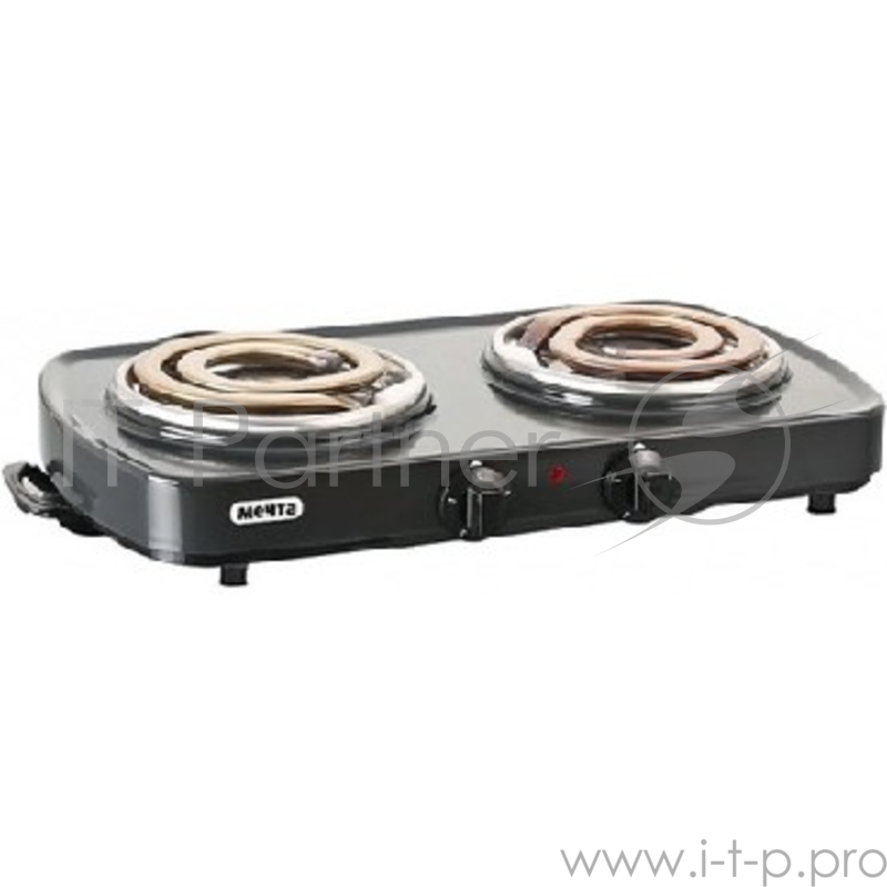 Плитка электрическая МЕЧТА 212Т черная настольная