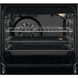 Электрическая плита ELECTROLUX EKC954901X / 85х50х60, стеклокерамика, электрическая с паром, таймер, 11 режимов, нерж.сталь