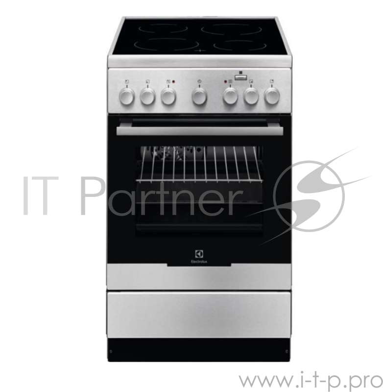 Электрическая плита ELECTROLUX EKC952903X/ 85х50х60, стеклокерамика, электрическая, гриль, таймер, 11 режимов, нерж.сталь,
