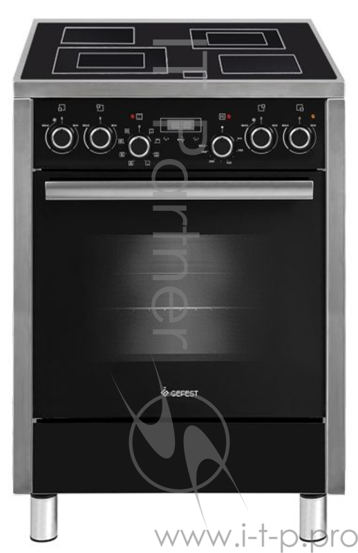 Электрическая плита Gefest ПЭ 6760-03 черный/серебристый стеклокерамика (без крышки)
