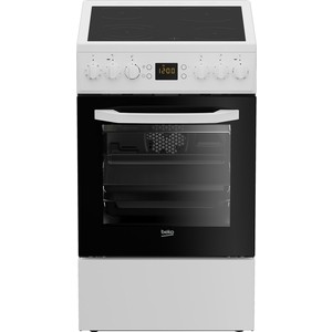 Плита Электрическая Beko FFSM57312GWS белый стеклокерамика