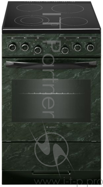 Электрическая плита Gefest ЭП Н Д 5560-03 0053 черный/мрамор стеклокерамика (без крышки)