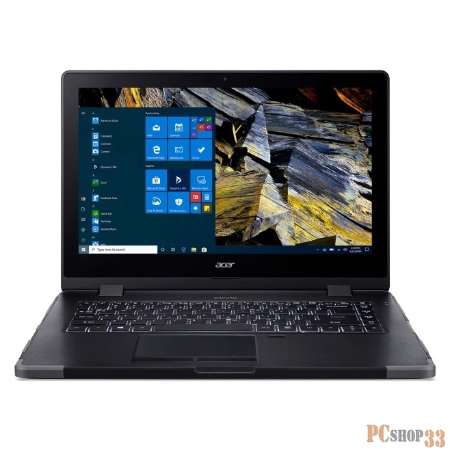 Ноутбук Acer Enduro N3 EN314-51W-76BE Core i7 10510U/16Gb/SSD512Gb/Intel UHD Graphics/14/IPS/FHD (1920x1080)/Windows 10 Professional/black/WiFi/BT/C