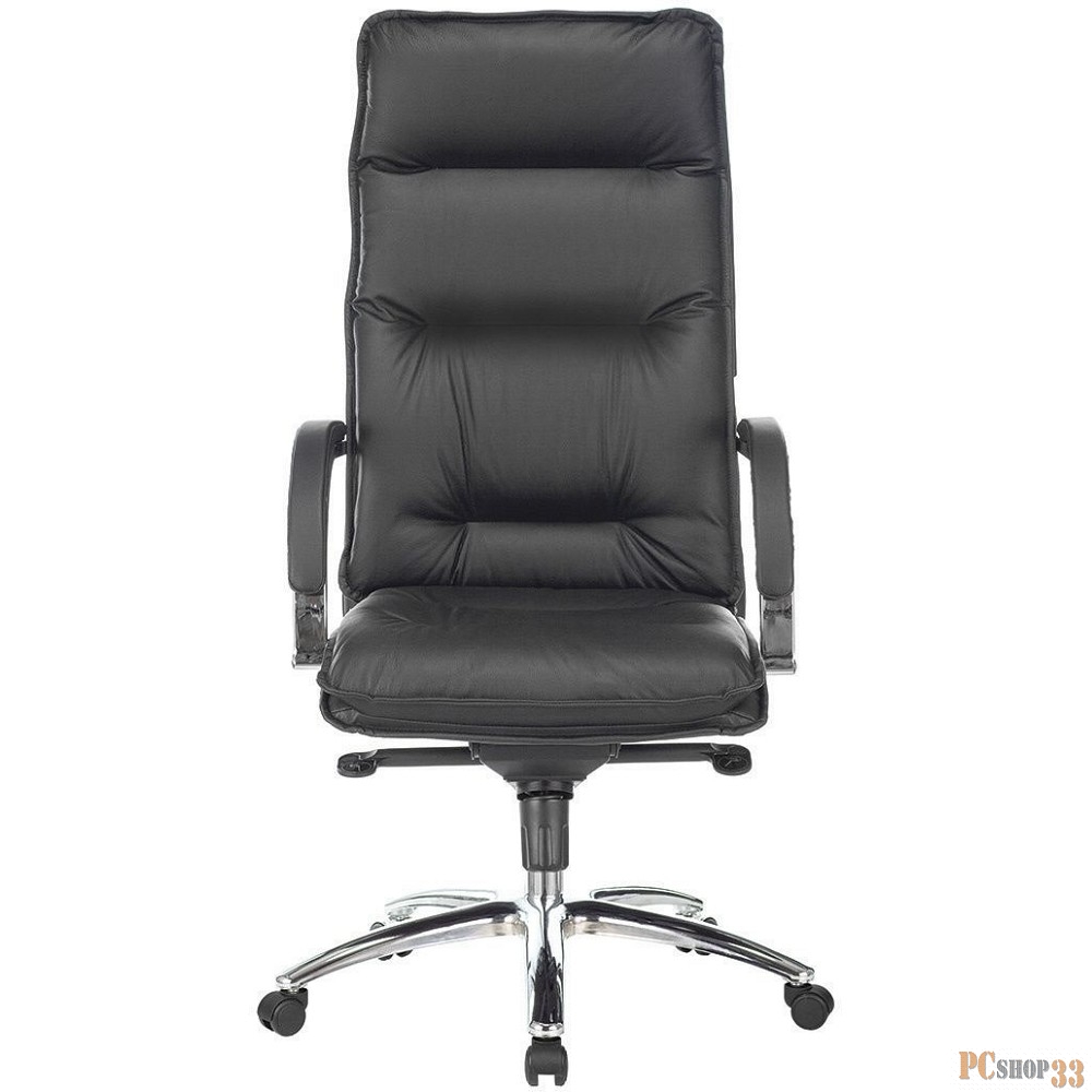 Кресло руководителя Бюрократ T-9927SL/BLACK черный кожа крестовина хром