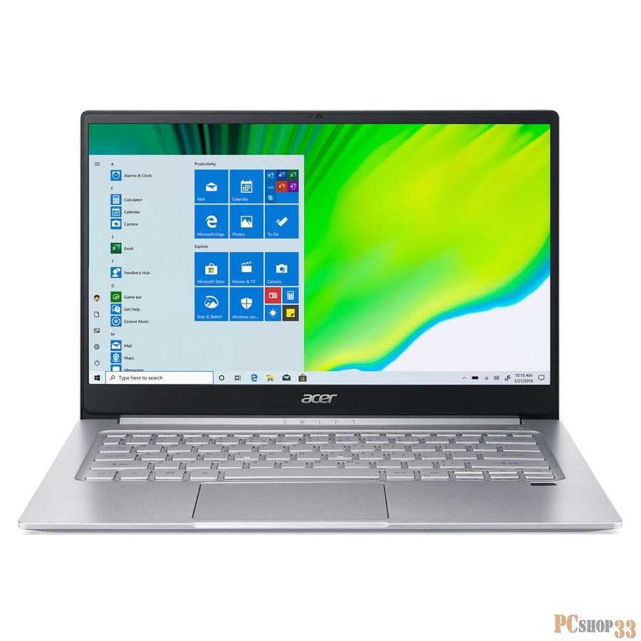 Ноутбук Acer Swift SF314-59-70RG 14 FHD, Intel Core i7-1165G7, 16Gb, 512Gb SSD, noODD, 1.19 кг, Win10, серебристый (NX.