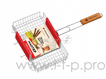 Решётка-гриль СОЮЗГРИЛЬ универсальная (с регулируемой высотой), 23х37 см