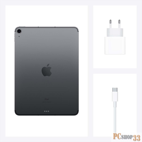 Планшет Apple 10.9-inch iPad Air 4 gen. (2020) Wi-Fi + Cellular 64GB - Space Grey (rep. MV0D2RU/A)