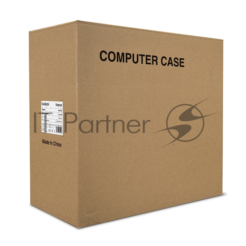 Корпус Minitower ExeGate EX286412RUS BA-309 (mATX, без БП, 2*USB, HD аудио, черный)