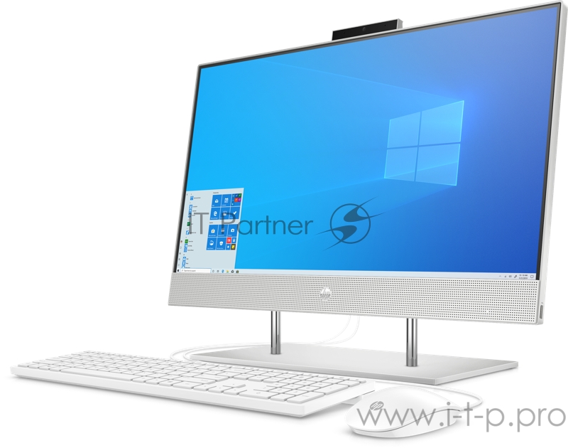 Моноблок HP 24-dp0013ur Touch 23.8 FHD(1920x1080) AMD Ryzen 5 4500U, 8GB DDR4 3200 (1x8GB), SSD 512Gb, AMD Integrated Graphics, noDVD, kbd&mouse wired, HD Webcam, Natural Silver, Win10, 1Y Wty