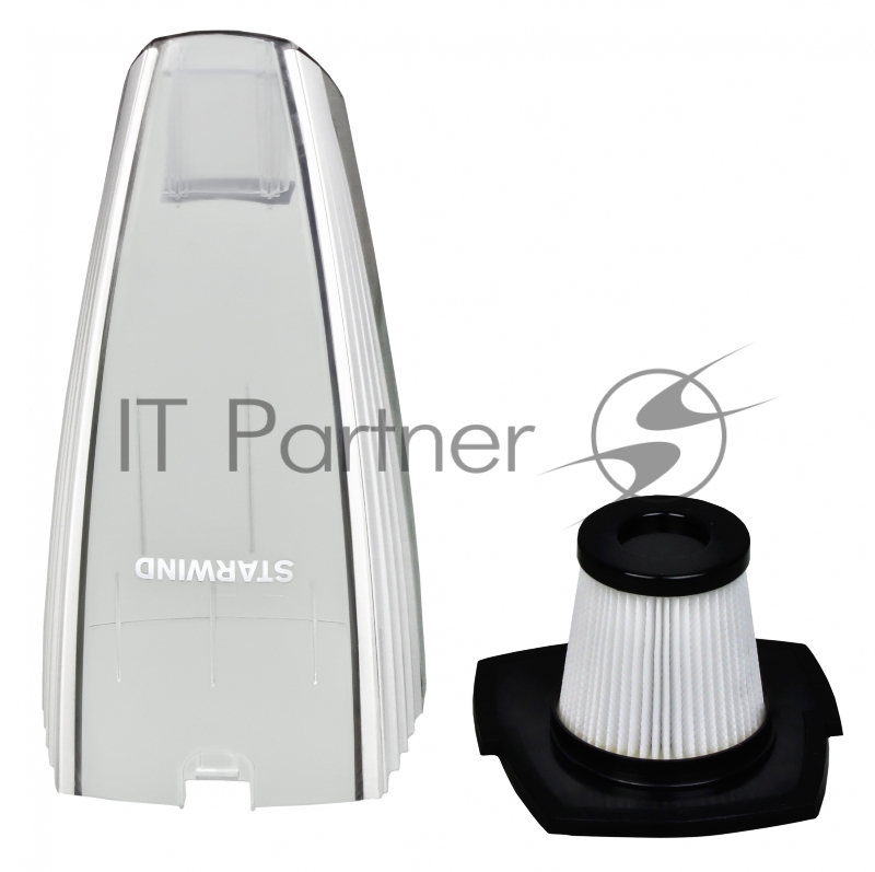 Пылесос ручной Starwind SCH1260 1000Вт серый/белый